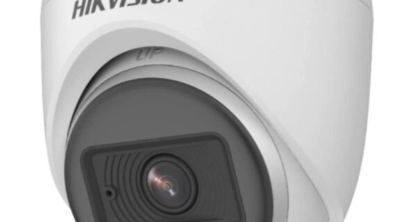 HIKVISION 5Mp/1080p [Built-in Audio Mic | Color Night Vision] Ds-2CE70KF0T-PFS White