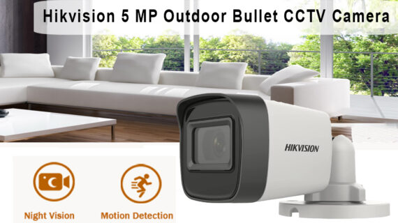 HIKVISION 5 MP Outdoor Bullet Camera with inbuilt Audio Mic DS-2CE16H0T-ITPFS