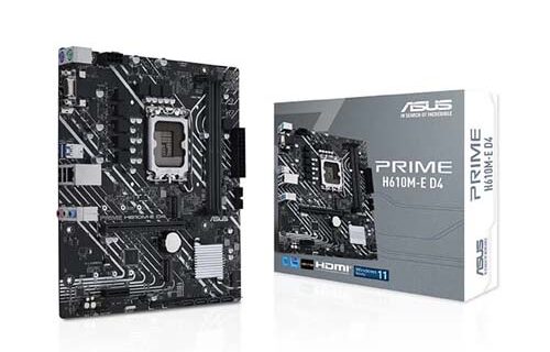 ASUS PRIME H610M-E D4 M-ATX DDR4 MOTHERBOARD